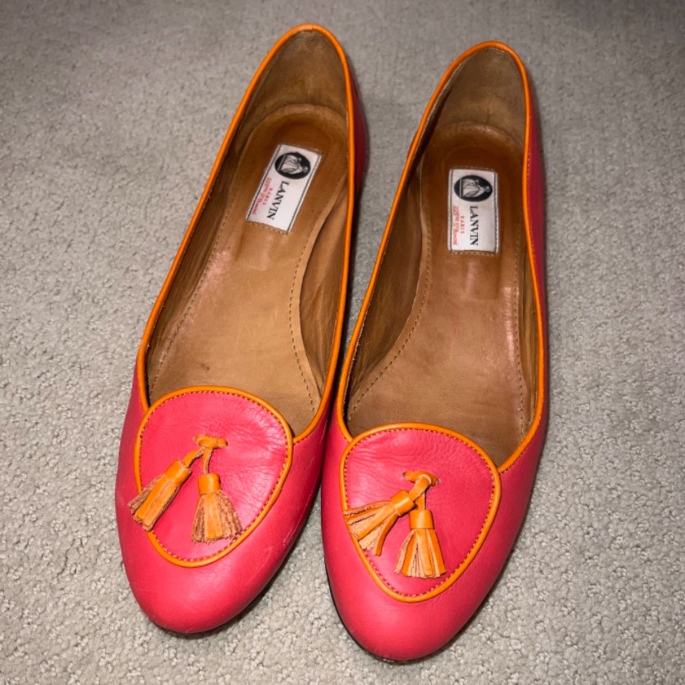Lanvin Leather ballet flats size 40.5/10.5